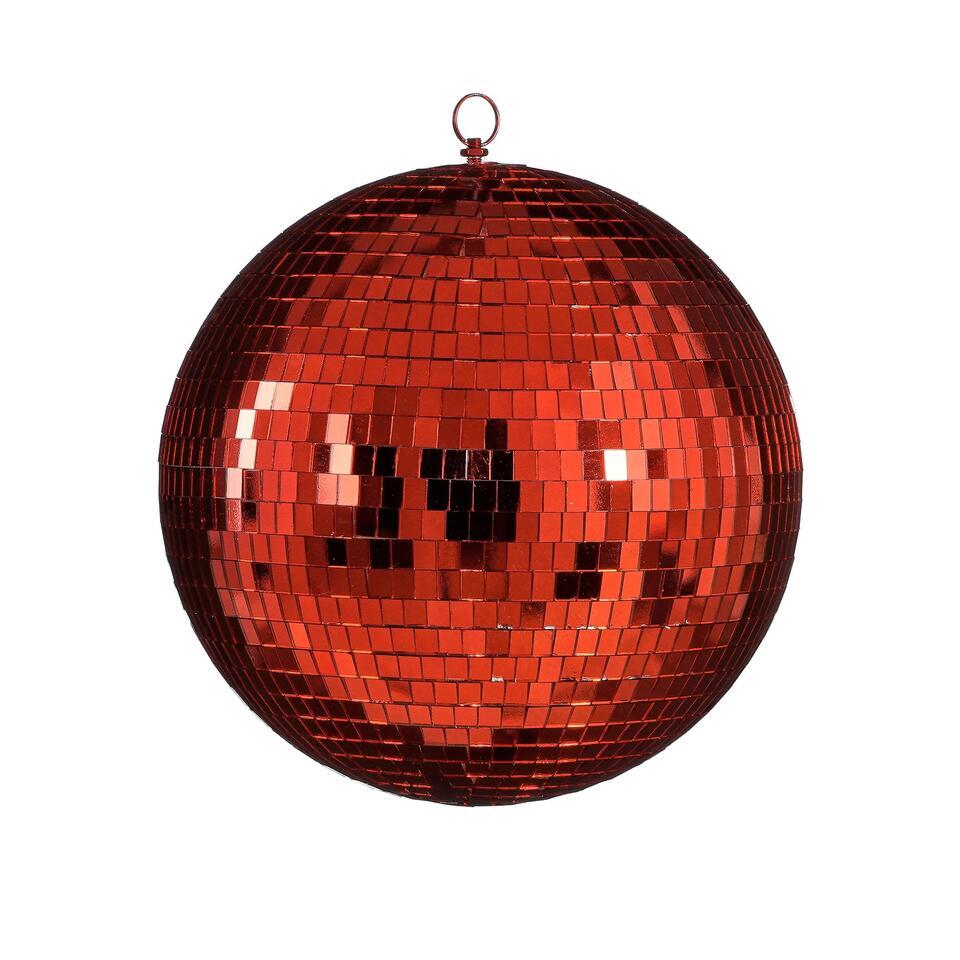 Mica Decorations Kerst Discobal - Ø30 cm - Rood | Leen Bakker