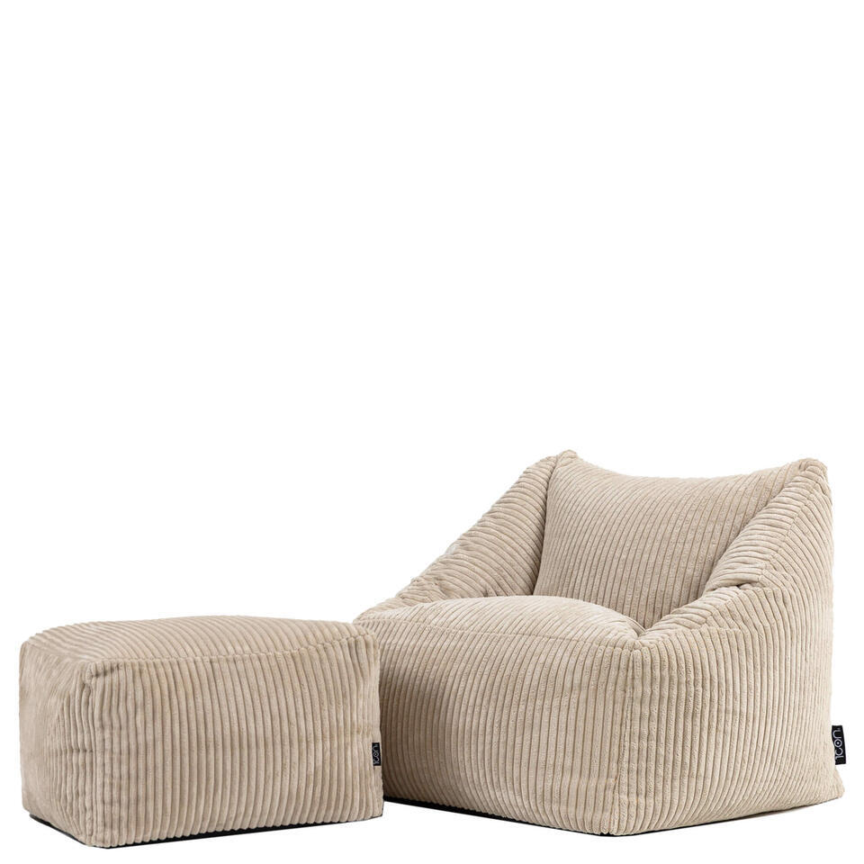 Little Hug kinder fauteuil/zitzak By-Boo - Taupe Little Hug kinder fauteuil/zitzak By-Boo - Taupe