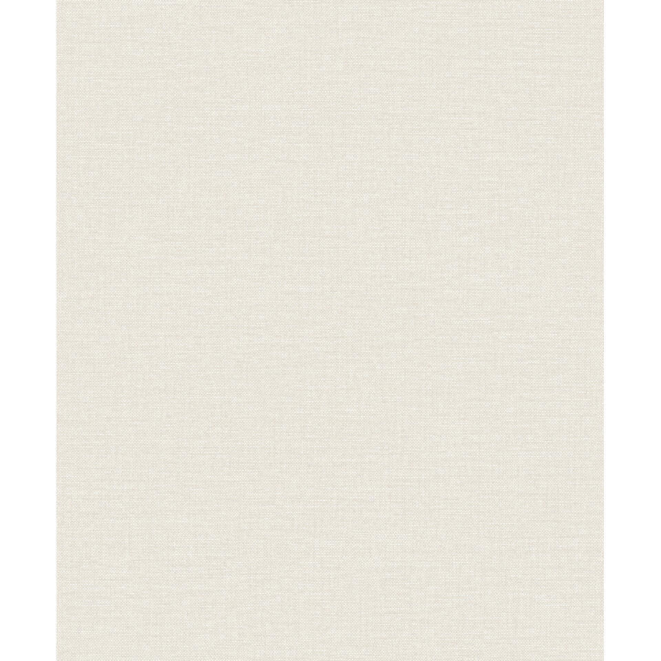 Dutch Wallcoverings Vliesbehang Linen & Textures uni - beige - 10,05m x ...