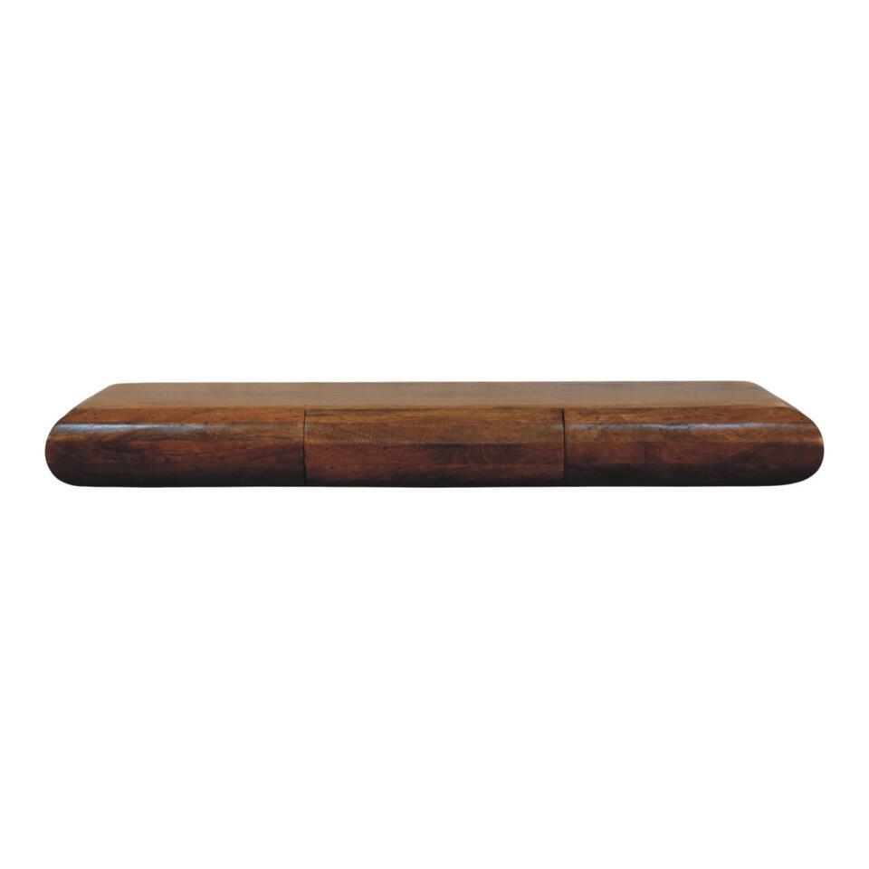 Artisan Furniture Massief Mangohouten Solis wandconsole | Leen Bakker