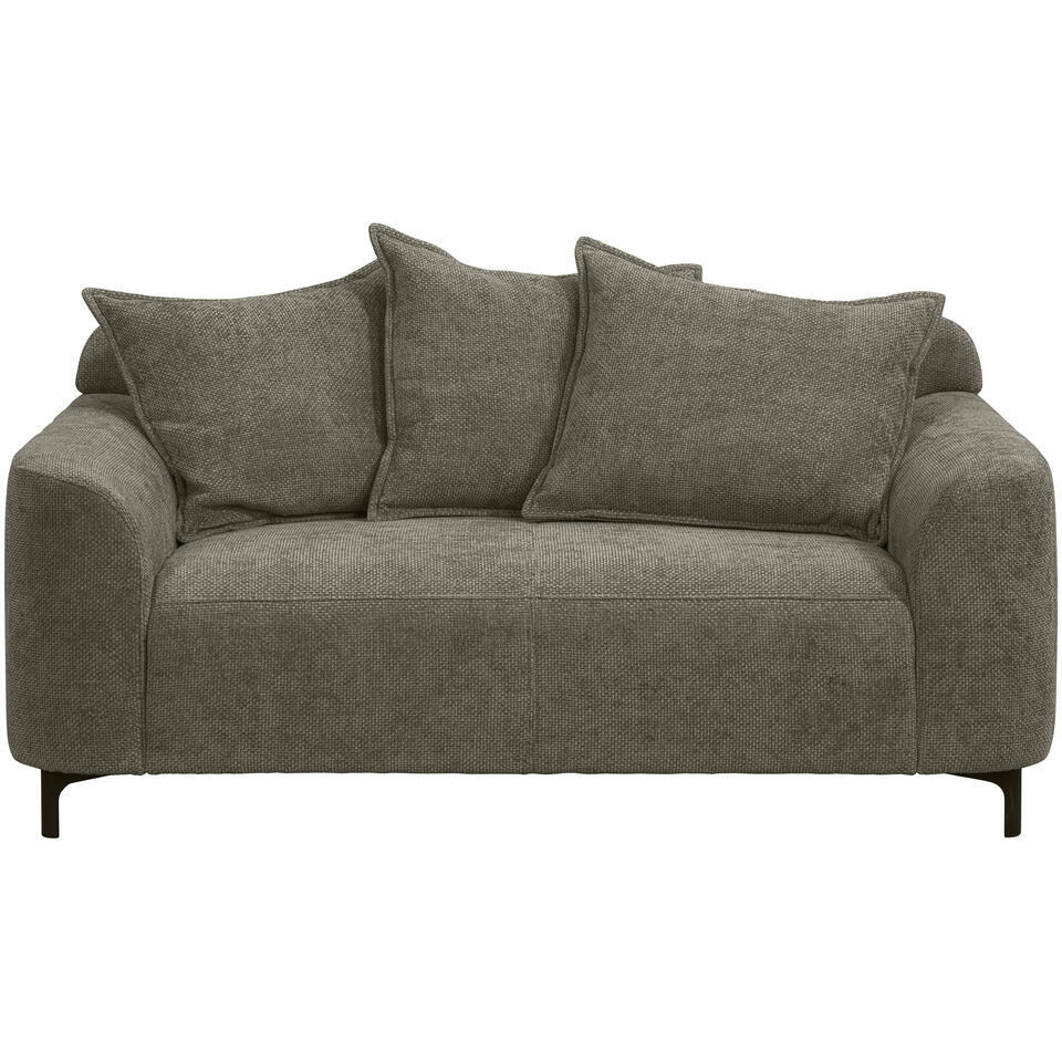 Leen Bakker - Bank Elsa 2-zits - Eden - Mokka - Stof - Bruin - 99x168x84 Cm