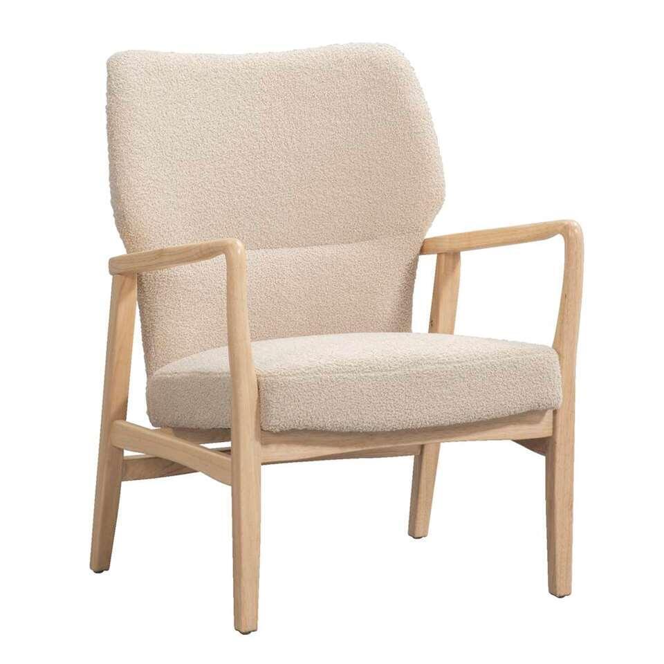 Fauteuil Mila - stof - wit