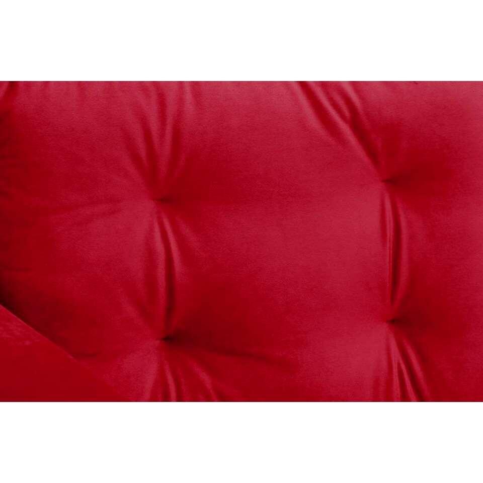 Fauteuil Bristol - stof - rood