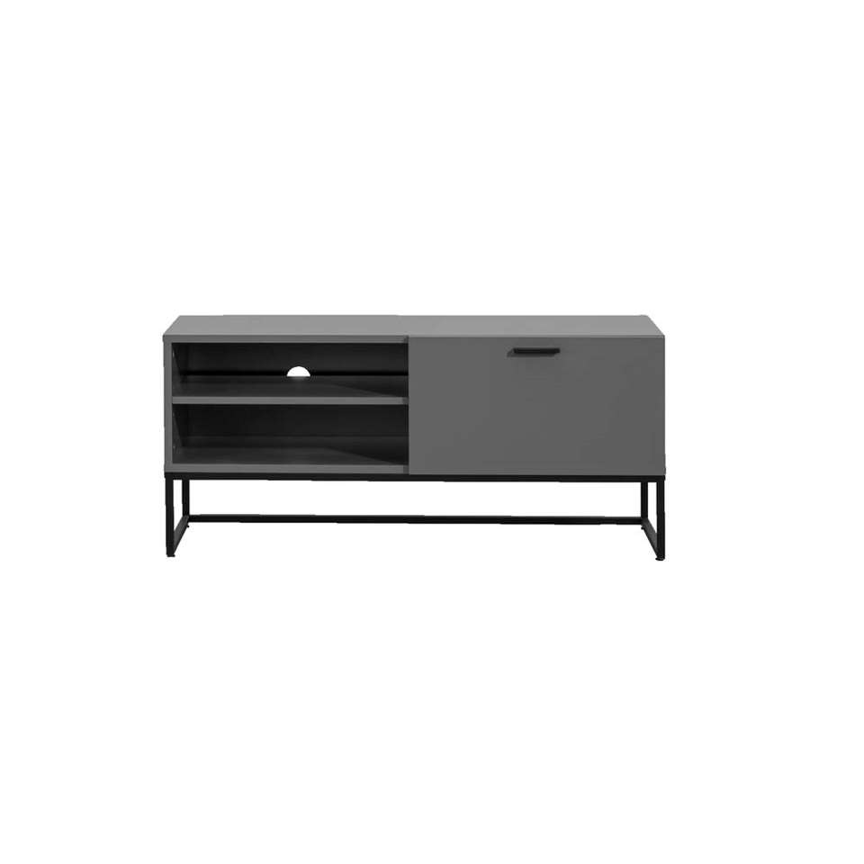 dynamisch koppeling Contract TV-meubel Kioto - grijs - 58x118x43 cm | Leen Bakker