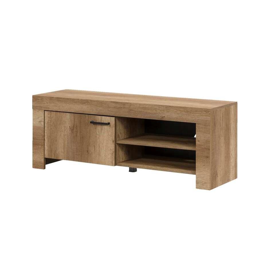 TV-meubel Lidia - eikenkleur - 53x140x42,5 cm