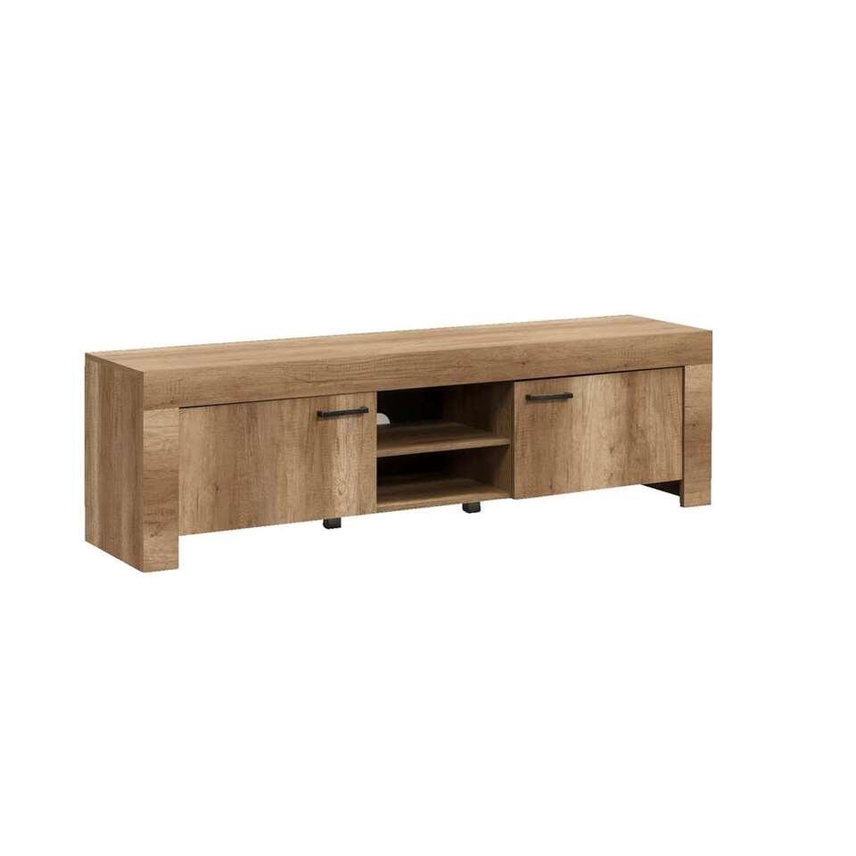 TV-meubel Lidia - eikenkleur - 52x180x43 cm