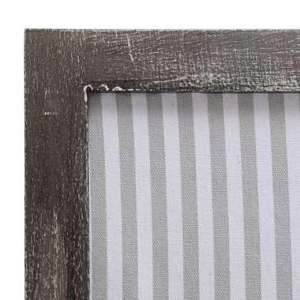 VIDAXL Kamerscherm - met 6 panelen - 210x165 cm - stof - grijs