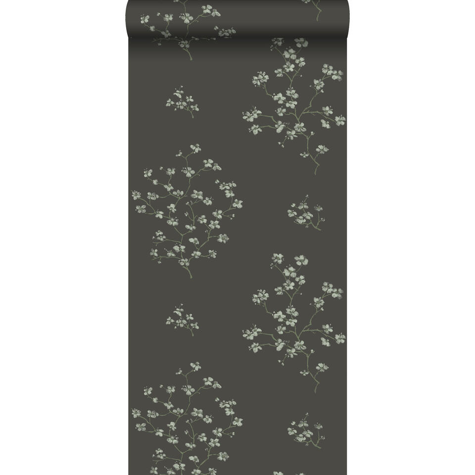 ESTAhome behang - bloesemtakken - zwart - 0.53 x 10.05 m product