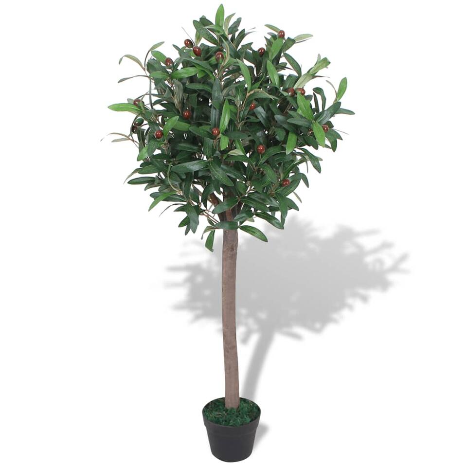 vidaXL Kunst laurierboom plant met pot 120 cm groen product