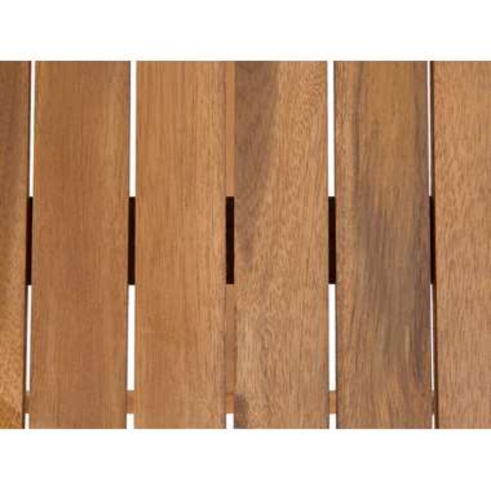 Beliani Verlengbare tafel MAUI - lichte houtkleur acaciahout