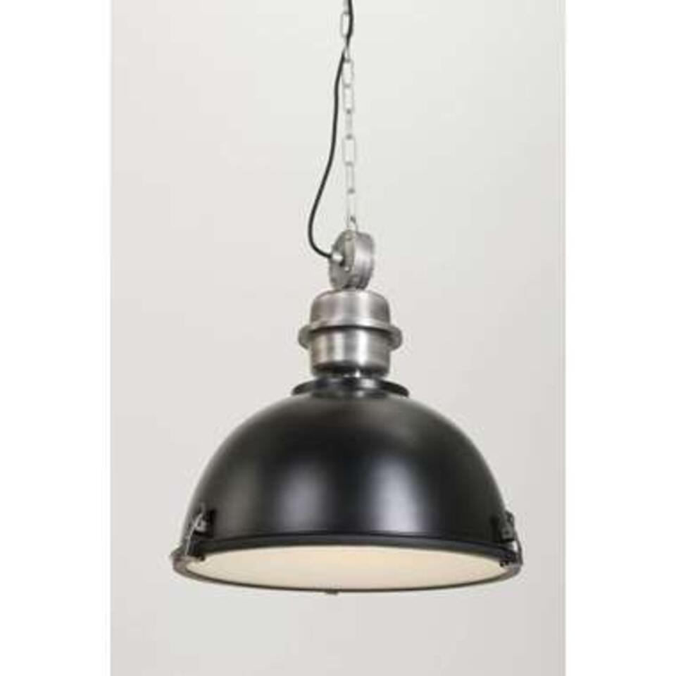 Steinhauer Hanglamp bikkel - 42 cm - zwart