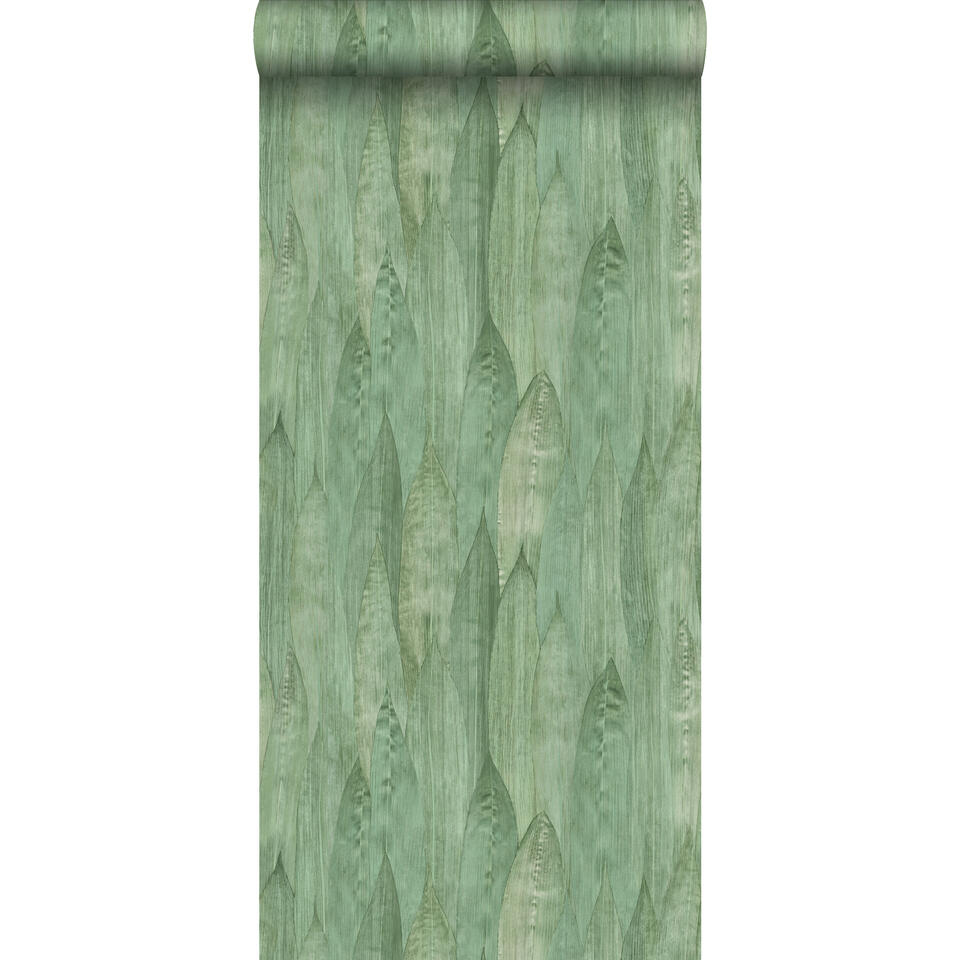 ESTAhome behang - bladeren - celadon groen - 0.53 x 10.05 m product