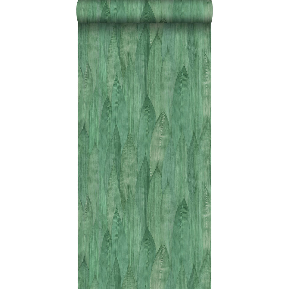 ESTAhome behang - bladeren - jade groen - 0.53 x 10.05 m product