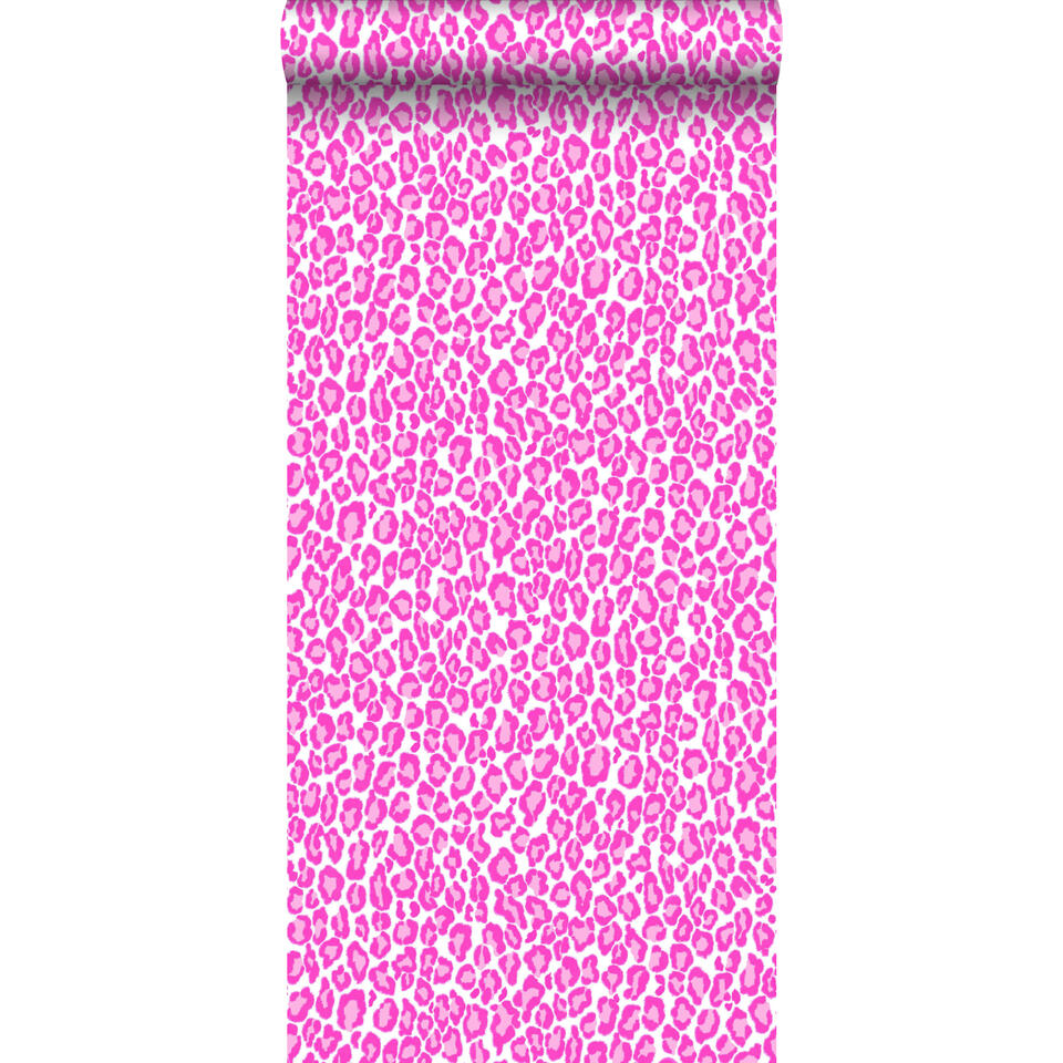 ESTAhome behang - panters - roze - 53 cm x 10,05 m product