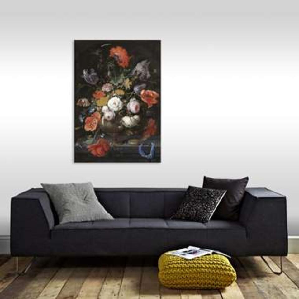 Sneeuwstorm comfortabel Hectare Art for the Home - Canvas Schilderij - Bloemen Stilleven - 70x100 cm | Leen  Bakker