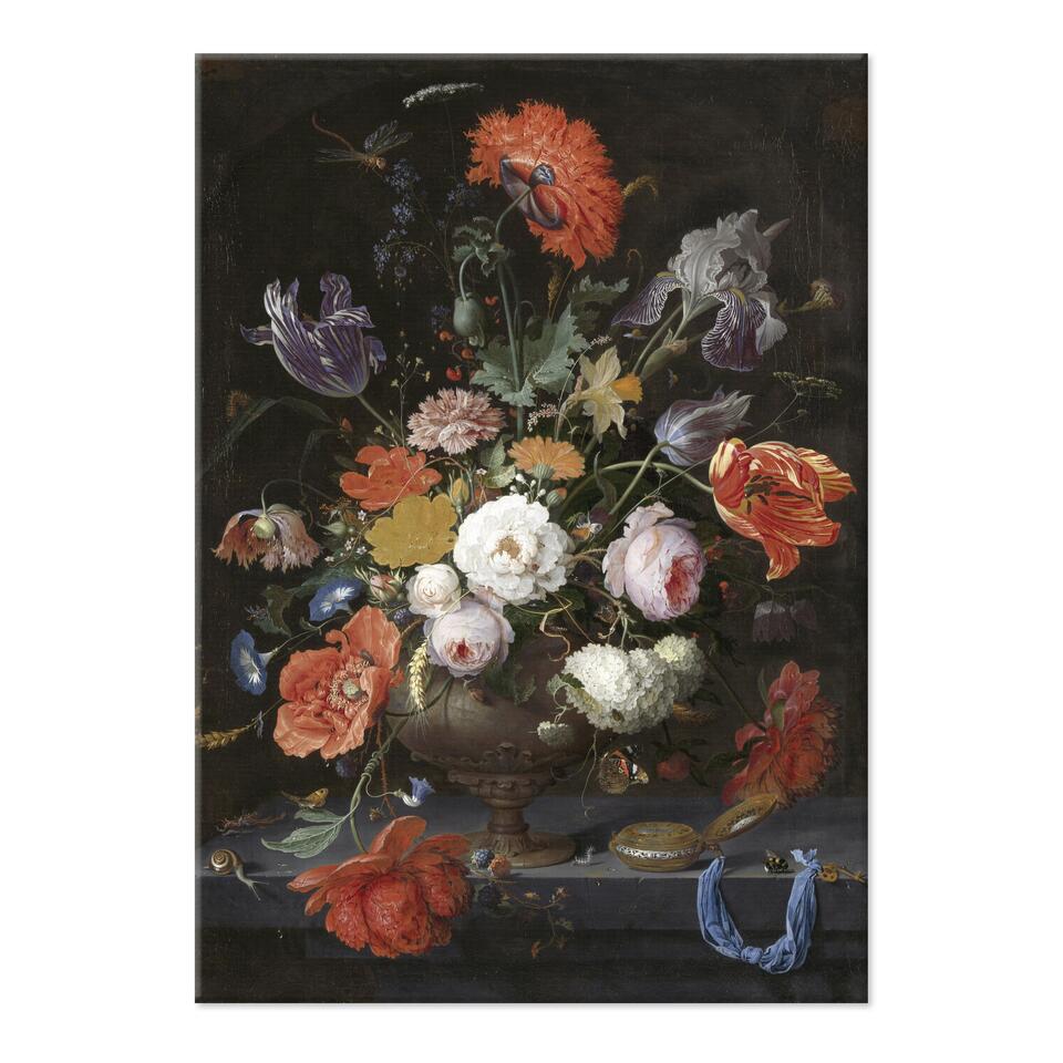 Art for - Canvas Schilderij - Bloemen Stilleven - 70x100 cm | Leen Bakker