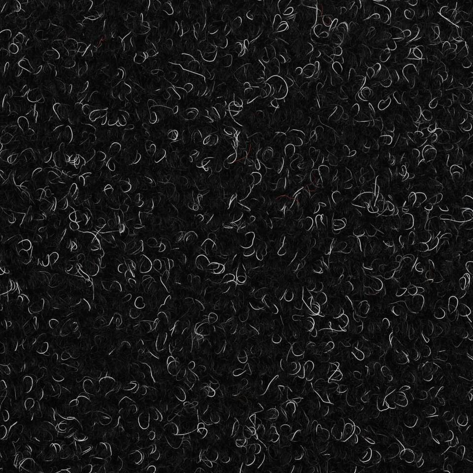VIDAXL Trapmatten zelfklevend 65x21x4 cm naaldvilt zwart 15 st