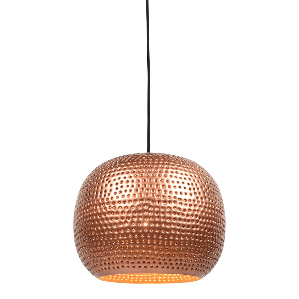 Uitgaan van muur geweten Urban Interiors Hanglamp Spike bol - Ø 27 cm - Koper | Leen Bakker