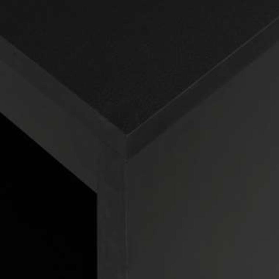 VIDAXL Bartafel met schap 110x50x103 cm zwart