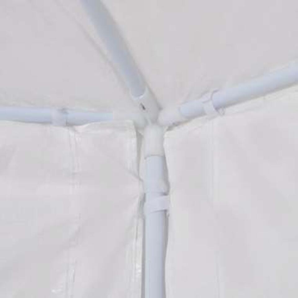VIDAXL Feesttent met 6 zijwanden 2x2 m wit