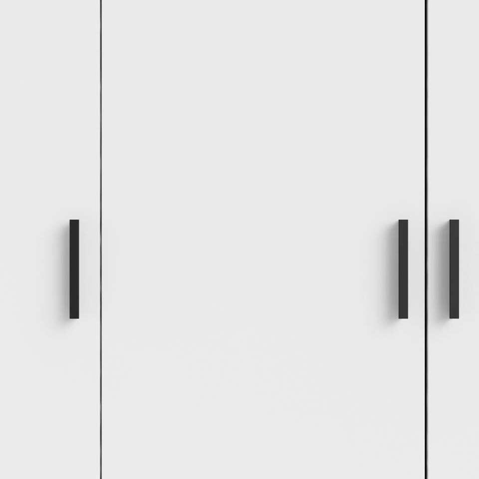 Kledingkast Sprint 4-deurs - wit - 200x196x50 cm