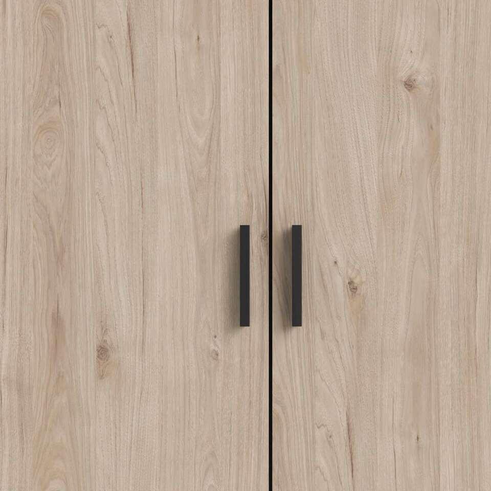 Kledingkast Sprint 3-deurs - eikenkleur - 200x147x50 cm