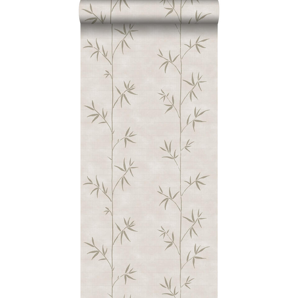 ESTAhome behang - bamboe - donker beige - 0.53 x 10.05 m product