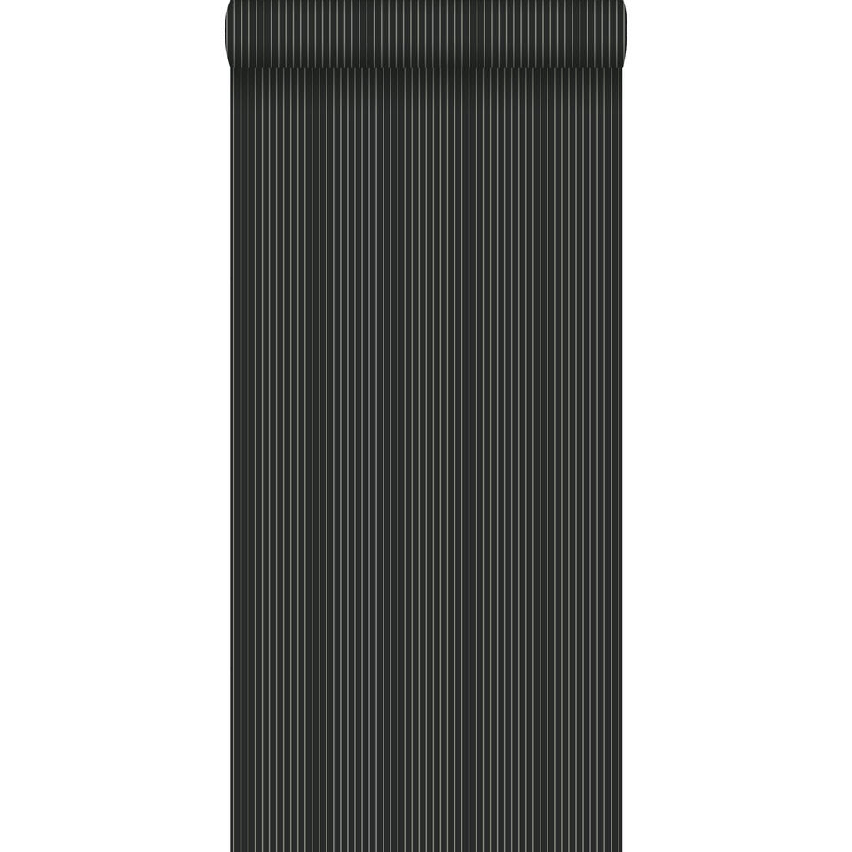ESTAhome behang - strepen - zwart en wit - 53 cm x 10,05 m product