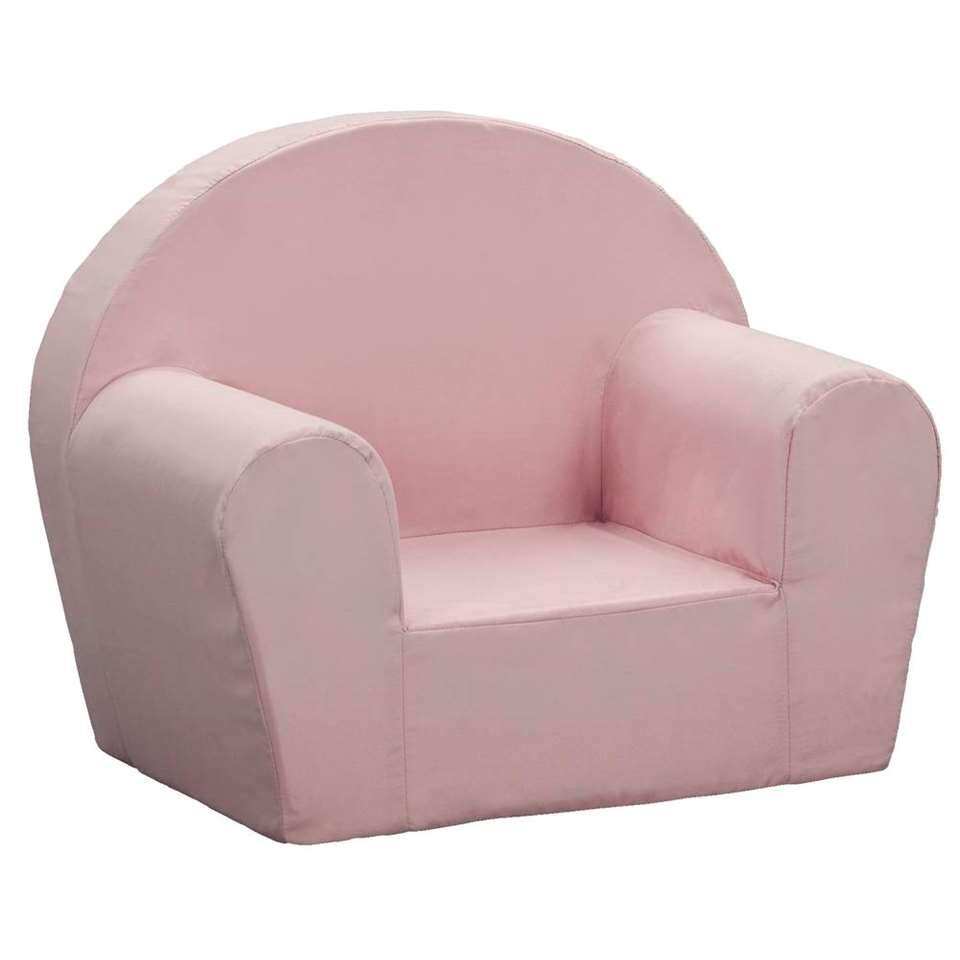 Productie teleurstellen Overtekenen Kinderstoel Louis - roze - 44x53x36 cm | Leen Bakker