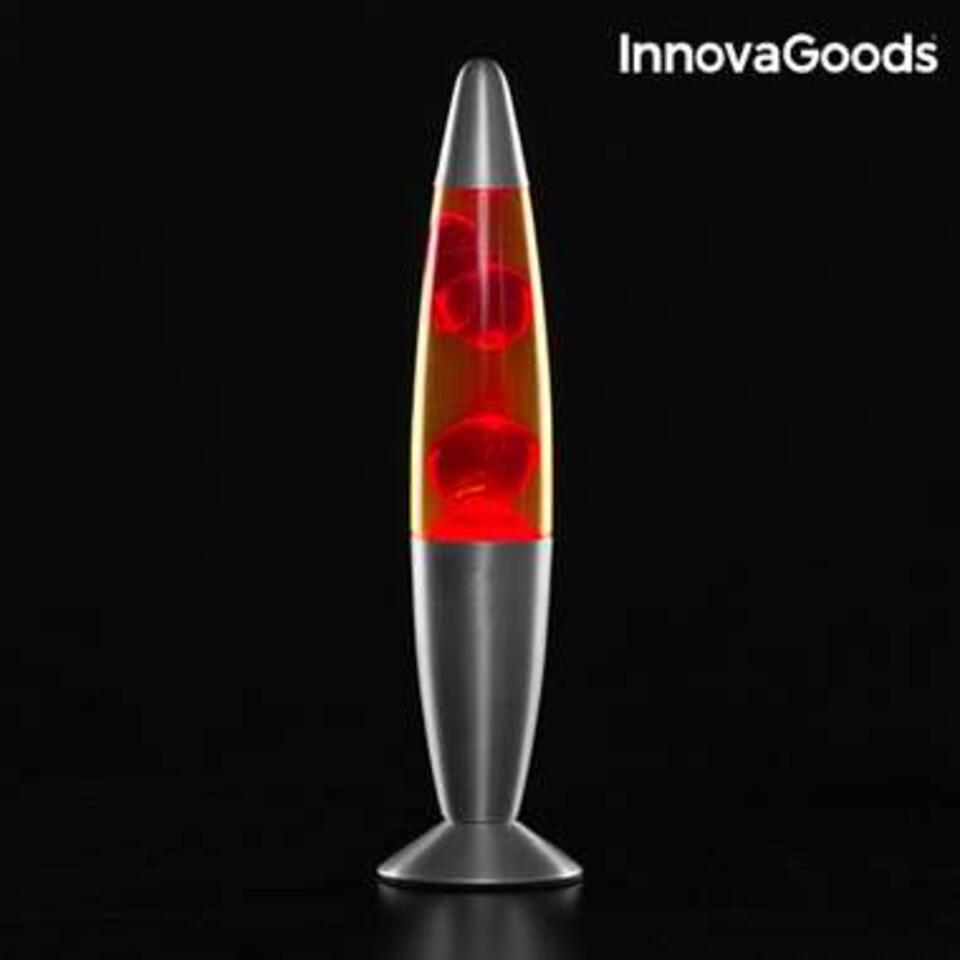 InnovaGoods - Magma Lavalamp - Tafellamp - 25W - Rood