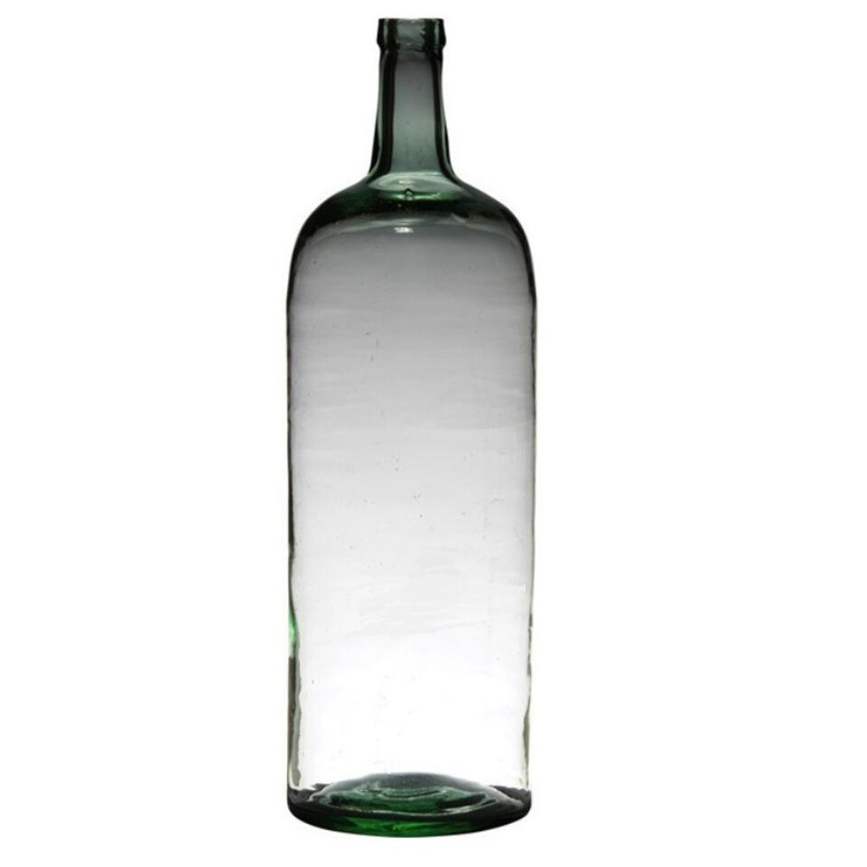 Walging Sluimeren Technologie Bellatio Design Vaas van gerecycled glas - transparant - 19 x 60 cm | Leen  Bakker