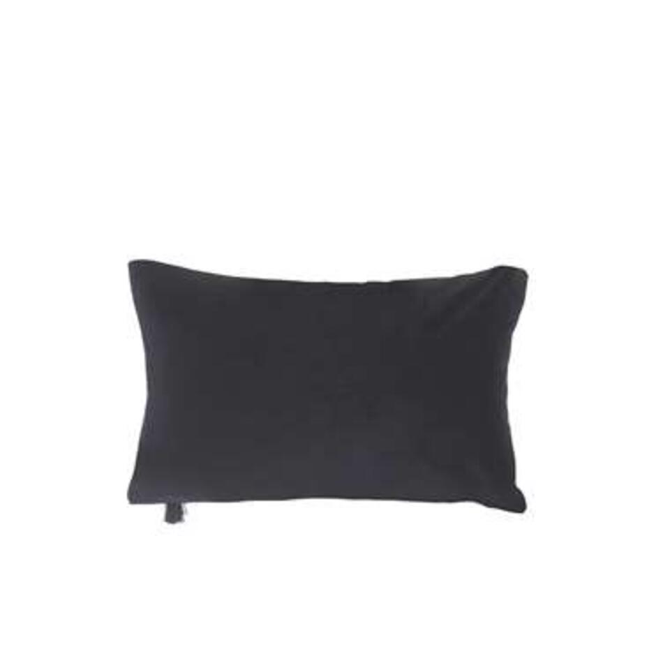Beliani Sierkussen KINWAT - zwart polyester
