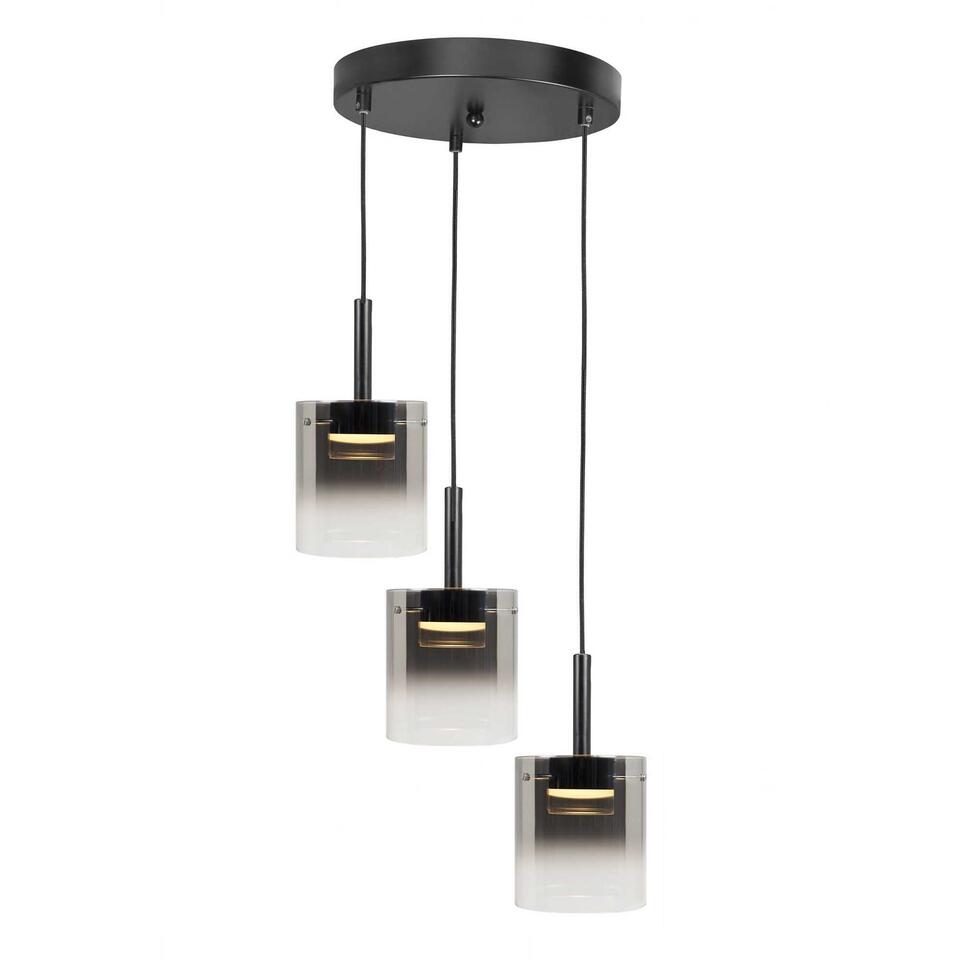 Highlight Hanglamp Salerno - 3 lichts - Ø 38 cm - zwart product
