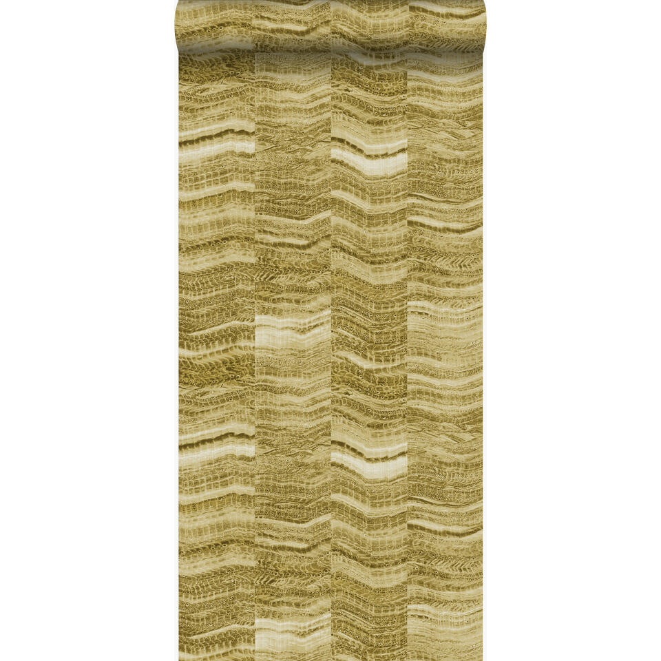 Origin behang - marmer motief - okergeel - 53 cm x 10.05 m product