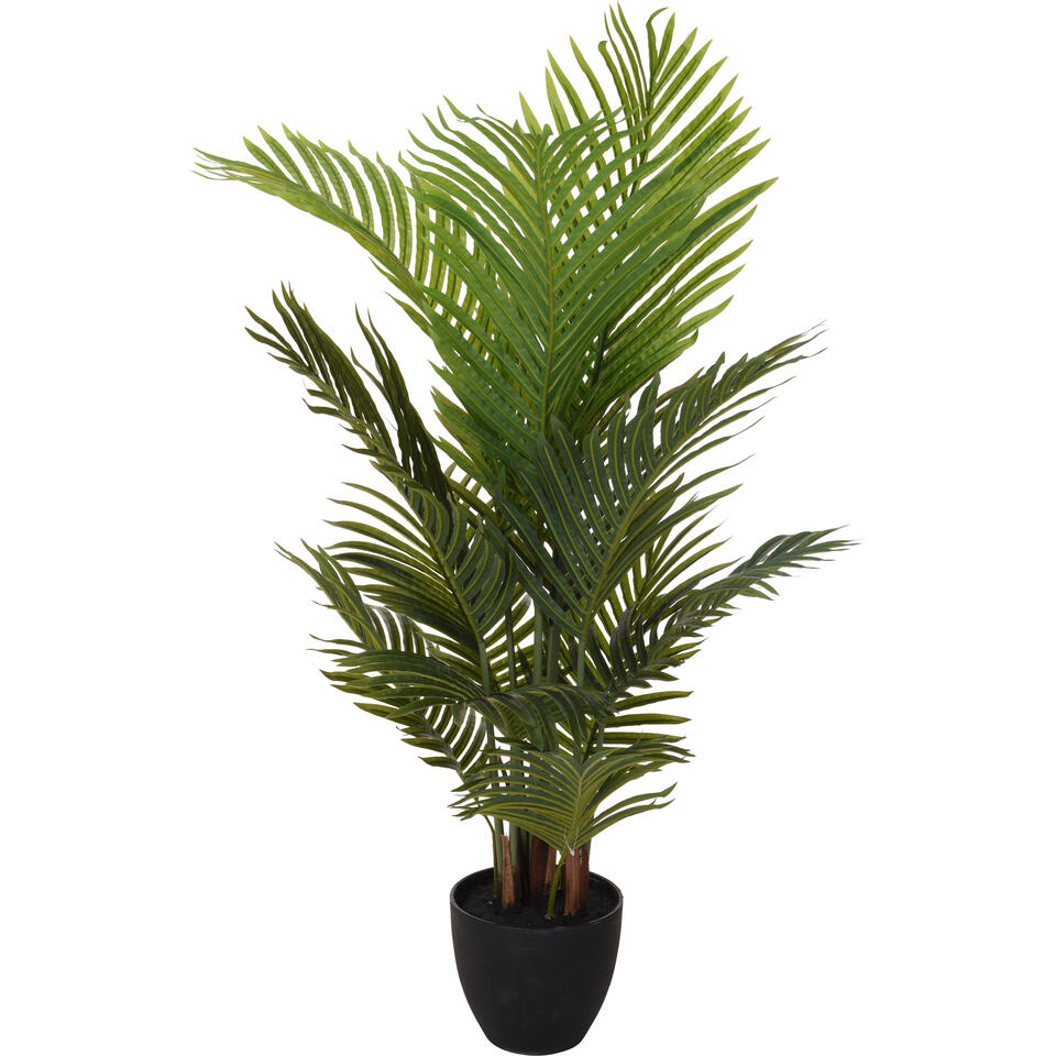 meer Titicaca Kwalificatie opwinding Kunstplant palm - groen - in pot - 94 cm | Leen Bakker
