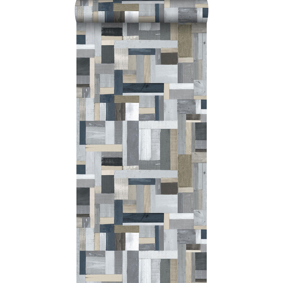 ESTAhome behang - sloophout - grijs - 53 cm x 10,05 m product
