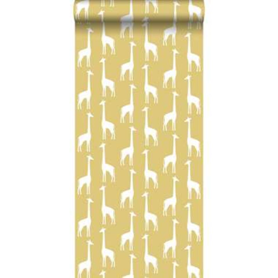 ESTAhome behang - giraffen - okergeel - 0.53 x 10.05 m product