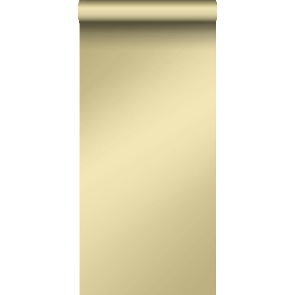 Origin behang - effen - glanzend goud - 53 cm x 10,05 m product