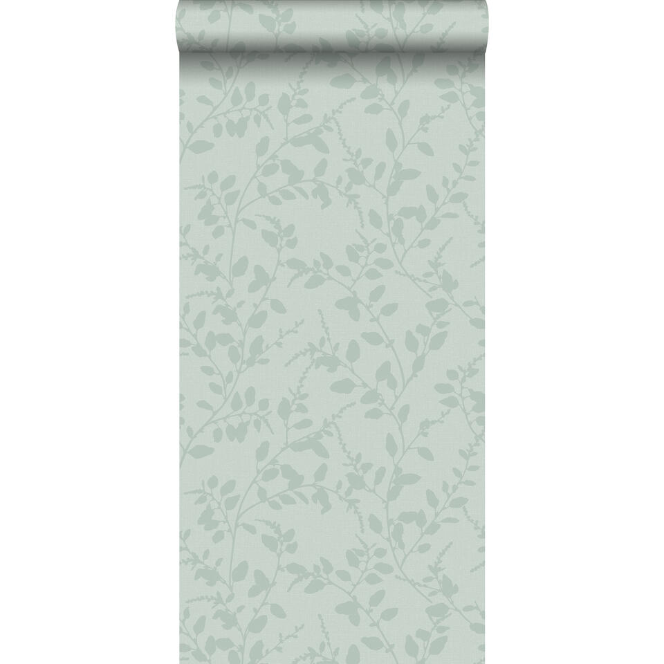 ESTAhome behang - bladmotief - celadon groen - 0.53 x 10.05 m product