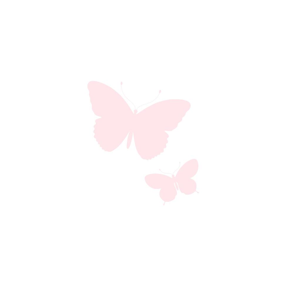 Origin fotobehang - vlinders - zacht roze - 1.5 x 2.79 m product