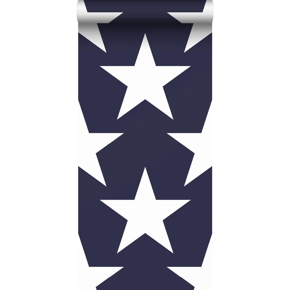 Sanders & Sanders behang - sterren - marine blauw - 53 cm x 10,05 m product