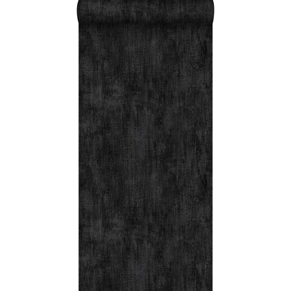 ESTAhome behang - geschilderd effect - zwart - 53 cm x 10,05 m product