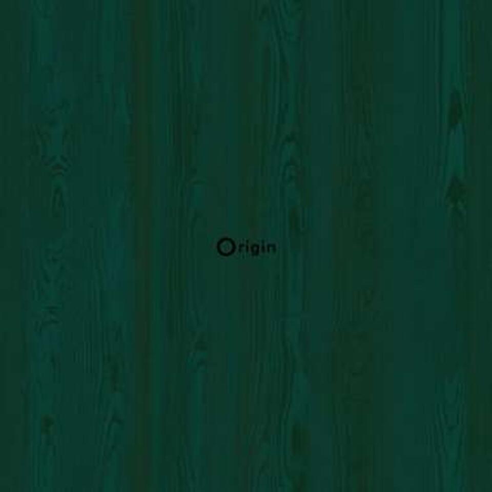 Origin behang - houten planken - smaragd groen - 53 cm x 10.05 m