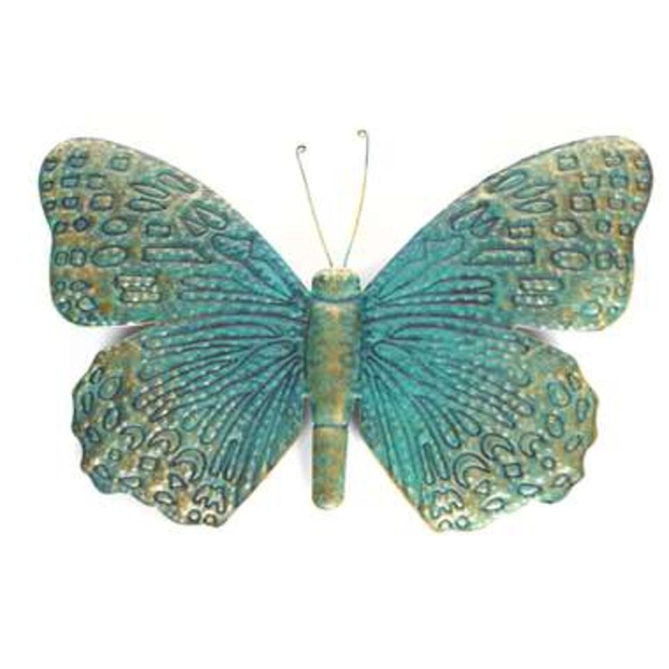 Anna's Collections Tuindecoratie - vlinder - metaal - 31 cm product