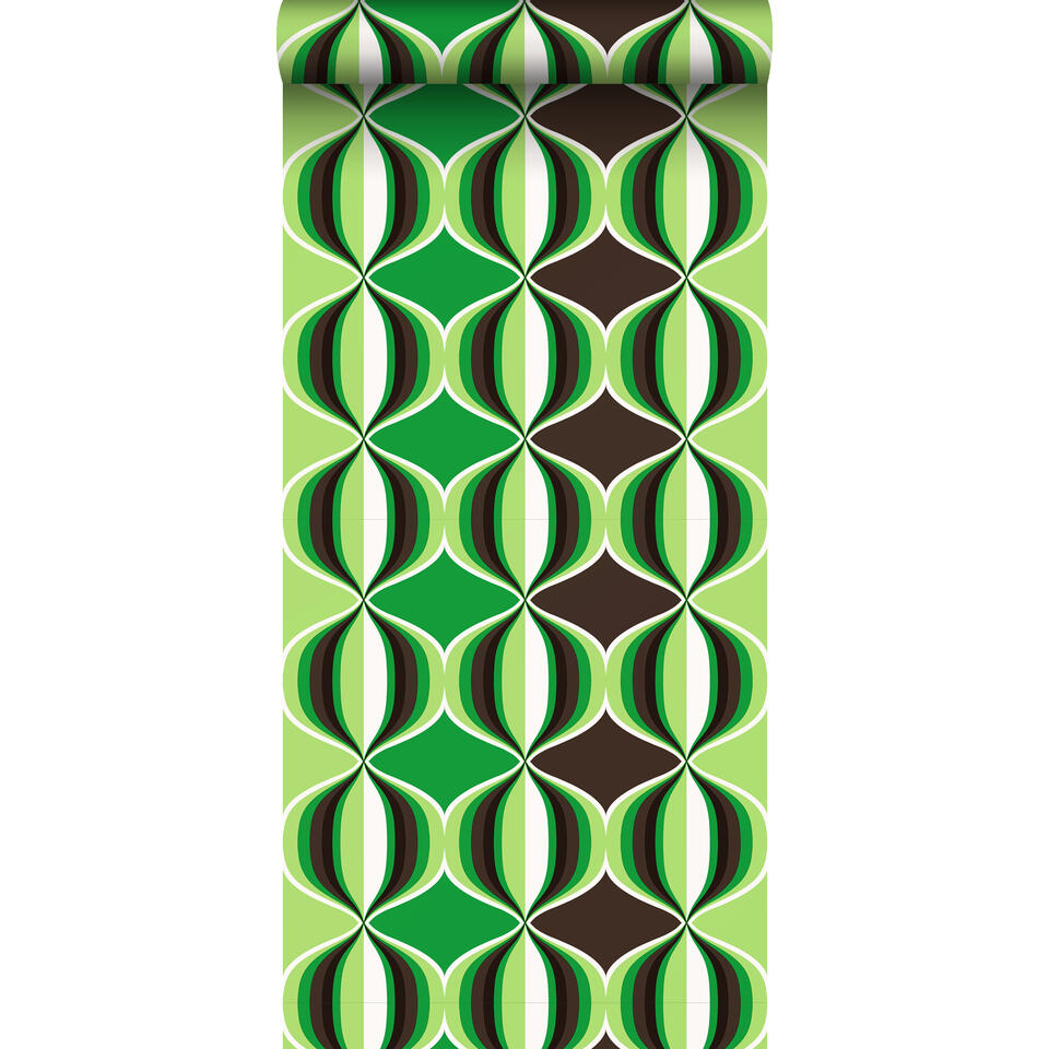 Sanders & Sanders behang - grafisch motief - groen - 53 cm x 10,05 m product