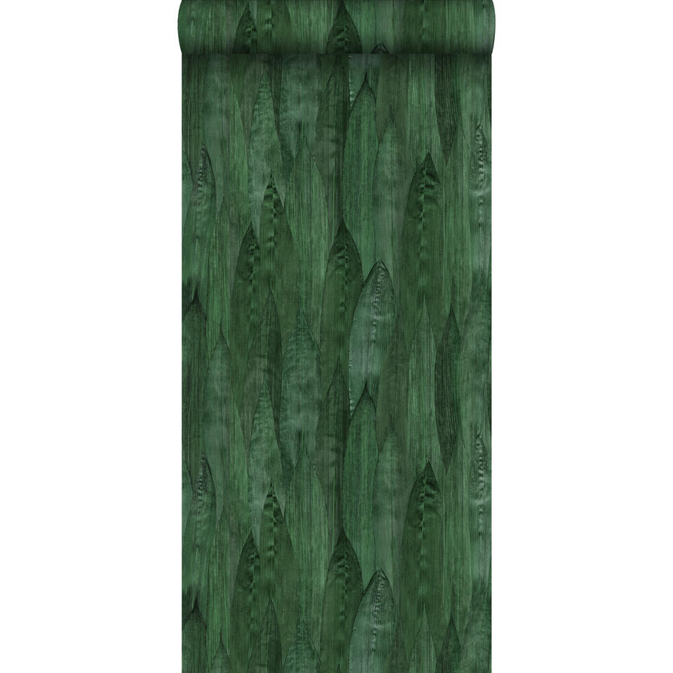 ESTAhome behang - bladeren - emerald groen - 0.53 x 10.05 m product
