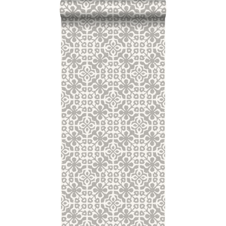 ESTAhome behang - verweerde tegels - taupe - 53 cm x 10,05 m product