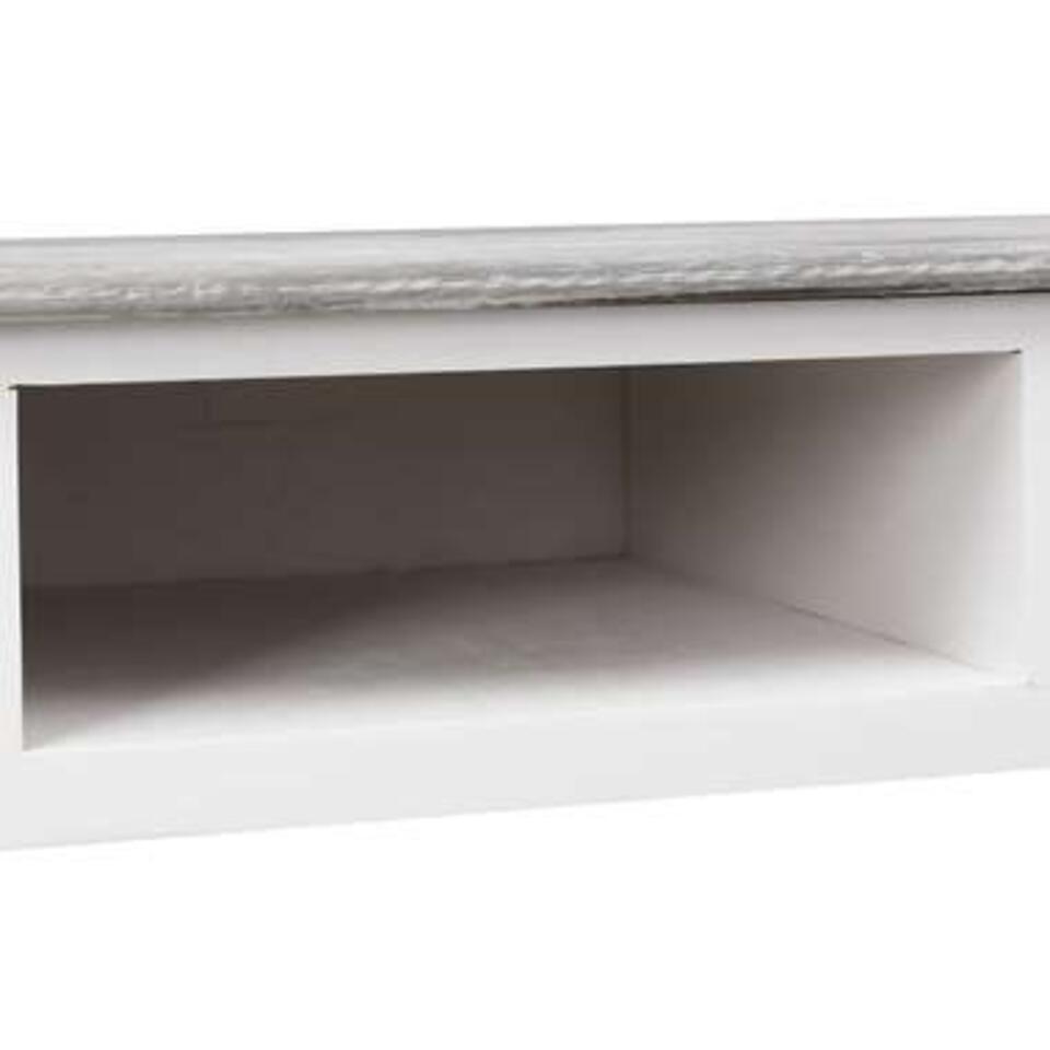 VIDAXL Schrijftafel 110x45x76 cm in grijs hout