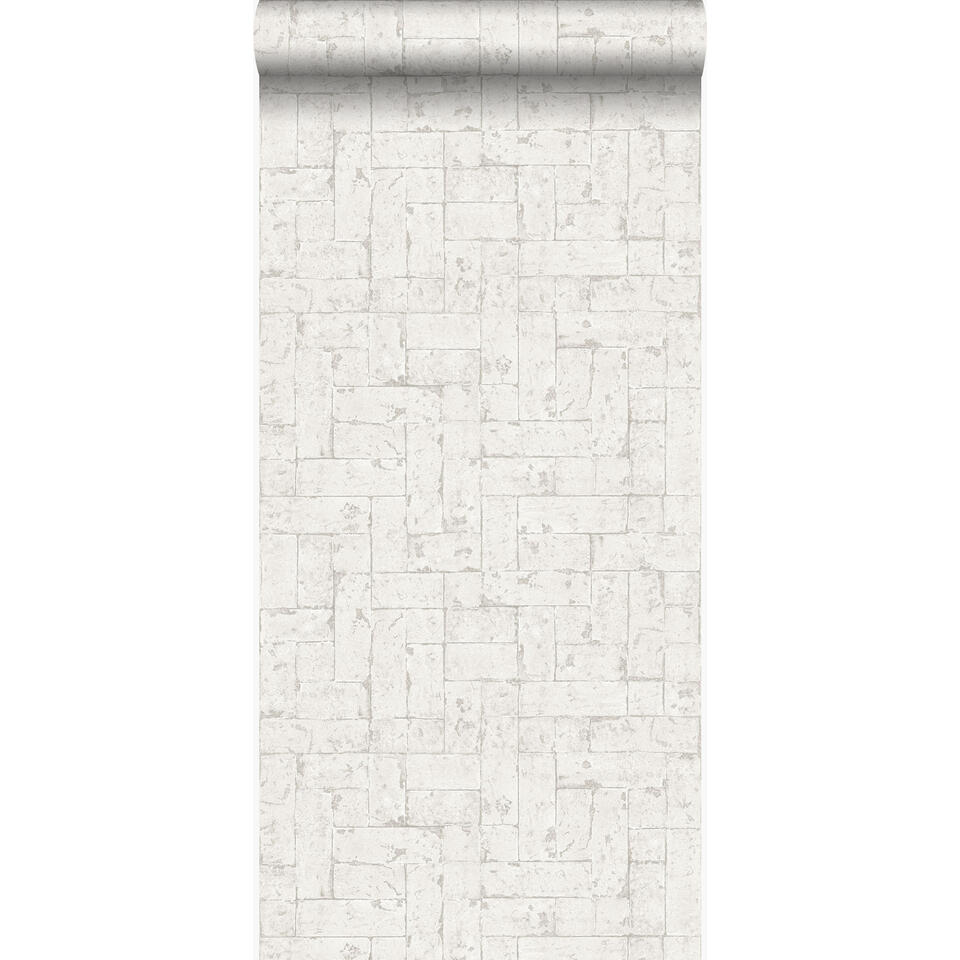 Origin behang - bakstenen - gebroken wit - 53 cm x 10.05 m product