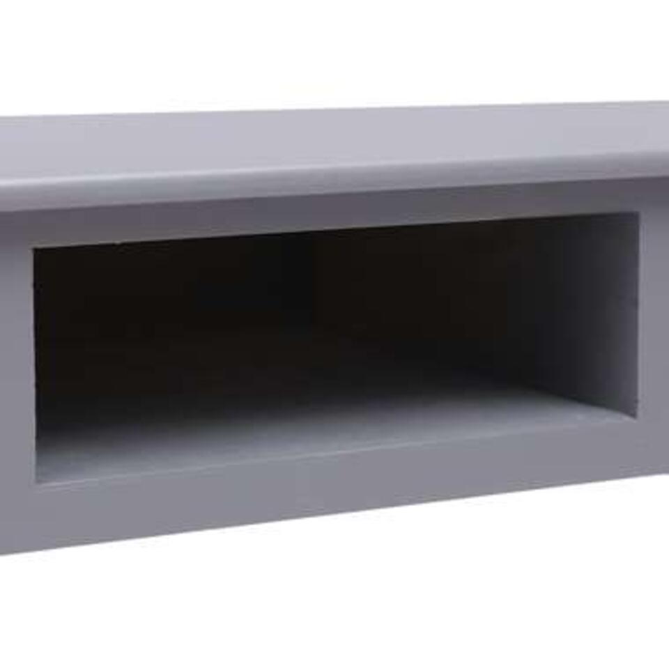 VIDAXL Schrijftafel - 110x45x76 cm hout - grijs